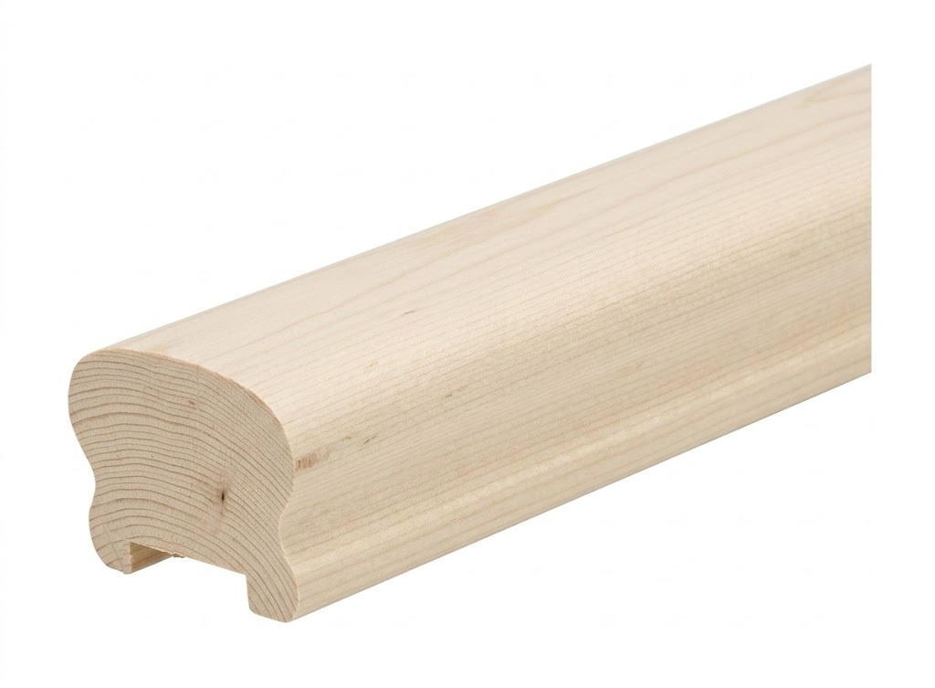 35mm Slot Hemlock Cottage Loaf Handrail